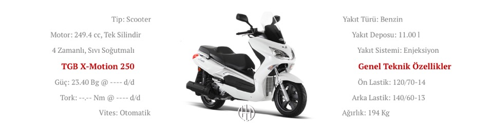 TGB X-Motion 250 EFI (2010 - XXXX) - Motodeks TGB X-Motion 250 EFI (2010 - XXXX) - Motodeks