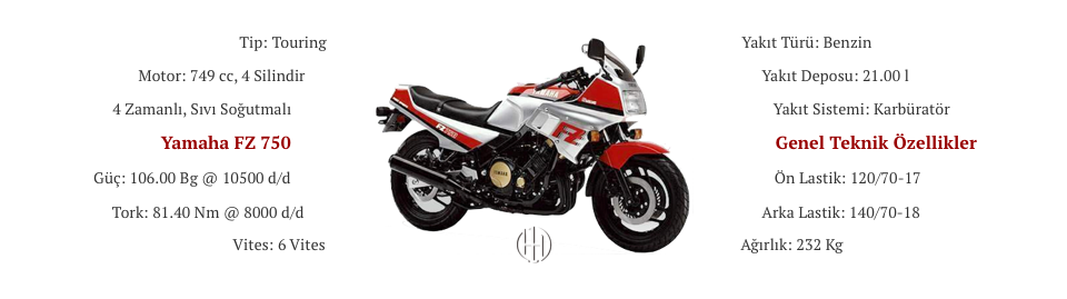 Yamaha FZ 750 (1985 - 1992) - Motodeks Yamaha FZ 750 (1985 - 1992) - Motodeks