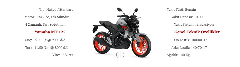 Yamaha MT 125 (2020 - XXXX) - Motodeks Yamaha MT 125 (2020 - XXXX) - Motodeks