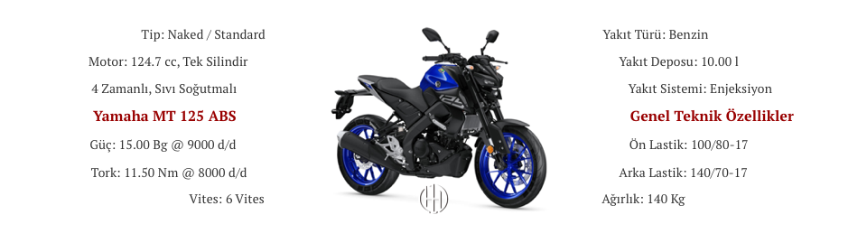 Yamaha MT 125 ABS (2020 - XXXX) - Motodeks Yamaha MT 125 ABS (2020 - XXXX) - Motodeks