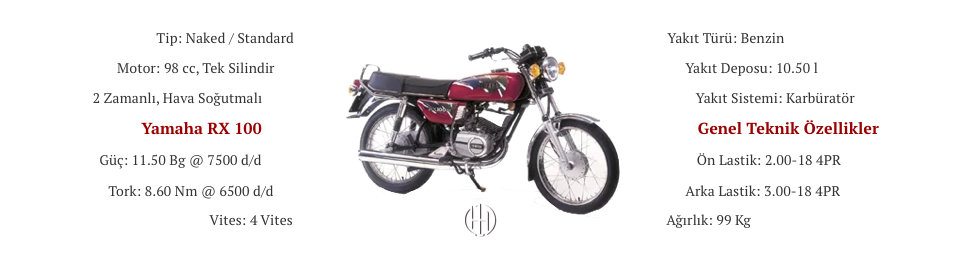 Yamaha RX 100 (1990) - Motodeks Yamaha RX 100 (1990) - Motodeks