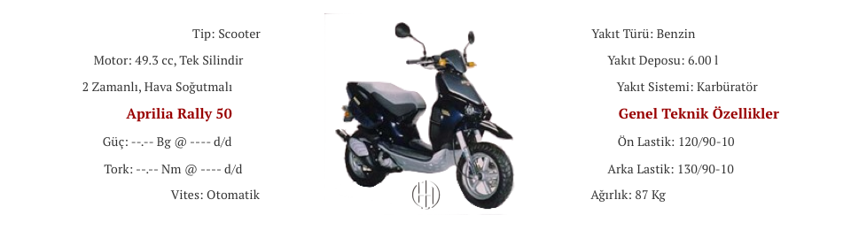 Aprilia Rally 50 (1994 - 2007) - Motodeks Aprilia Rally 50 (1994 - 2007) - Motodeks