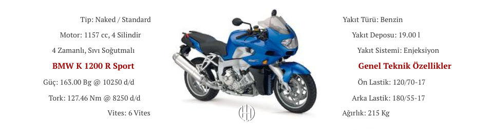 BMW K 1200 R Sport (2007 - 2008) - Motodeks BMW K 1200 R Sport (2007 - 2008) - Motodeks