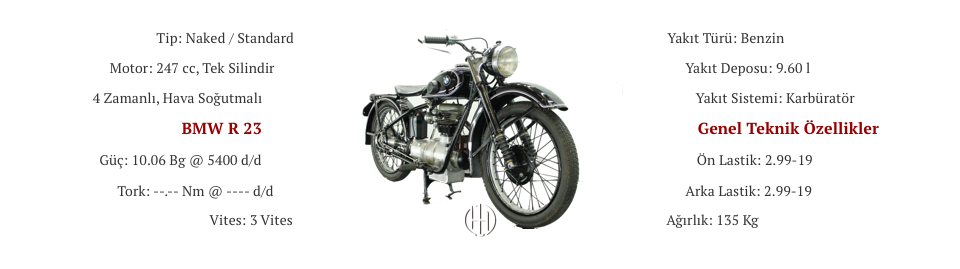 BMW R 23 (1938 - 1940) - Motodeks BMW R 23 (1938 - 1940) - Motodeks