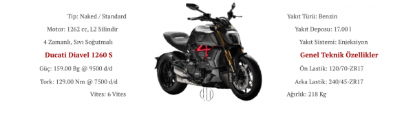 Ducati Diavel 1260 S (2019 - XXXX) - Motodeks